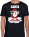Bellatio Decorations Shoppartners Bv Santa for president Kerstshirt / Kerst t-shirt zwart voor heren - Kerstkleding / Christmas outfit S
