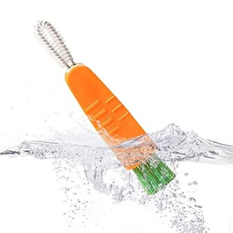 Limitoll Kroonkurk Reinigingsborstel | 3-in-1 Flessenbeker Dekselreiniger Wortelvorm - Waterfles Spleet Reinigingsborstel Detail Schoonmaakbenodigdheden voor Verpleegfles Cups Cover