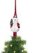 Inge-glas Inge Christmas sneeuwpop piek - Glas - Wit - 28 cm