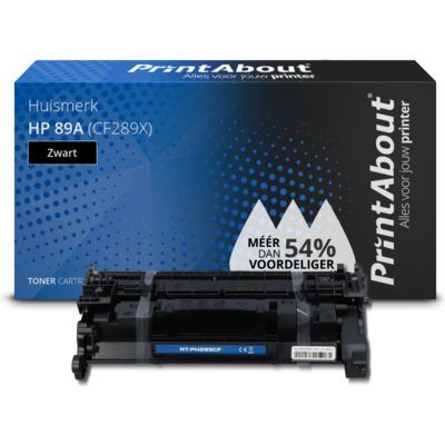 PrintAbout Huismerk HP 89A (CF289X) Toner Zwart Hoge capaciteit