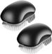 Unyqoos® Set de brosses de nettoyage à double action pour fruits et légumes avec poignée ergonomique