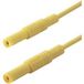 SKS Hirschmann MLS SIL GG 200/1 Veiligheidsmeetsnoer Banaanstekker 4 mm Banaanstekker 4 mm 2.00 m Geel 1 stuk(s)