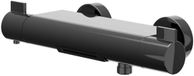 IVY Pact Robinet de thermostat de bain apparent avec bec cascade - Noir Chrome PVD