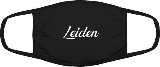 Zwart katoenen mondkapje - herbruikbaar en wasbaar