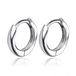 TJ Tom Jaxon Tom Jaxon Heren Oorbellen - Twist Zilver-9mm