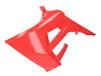 Derbi radiatorbekleding links rood, geschikt voor Senda 50 R X-Treme | Zonder afwerking, OEM 2B004334000W5R voor Derbi Senda 50 R X-Treme '13+, Gilera SMT 50 / Euro 4 '18+