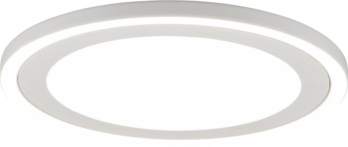 BES LED LED Plafondlamp - Plafondverlichting - Trion Coman - 24.5W - Natuurlijk Wit 4000K - Rond - Mat Wit - Kunststof