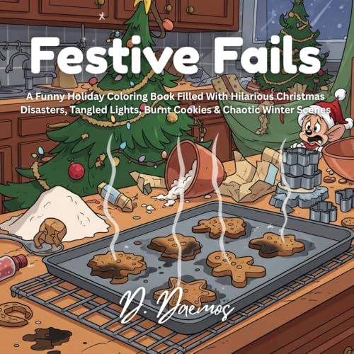 Festive Fails: A Silly Christmas Coloring Adventure