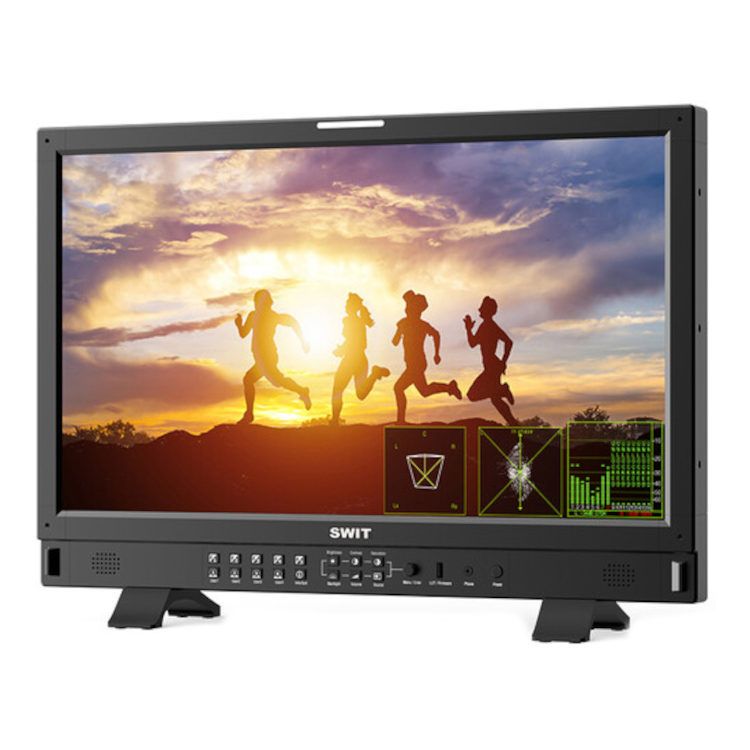 SWIT BM-H245 23.8" 12G-SDI 4K QLED HDR Professional FHD Monitor