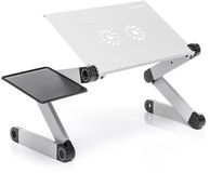 Innovagoods Laptoptafel - Verstelbaar - Aluminium - Grijs
