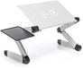 Innovagoods Laptoptafel - Verstelbaar - Aluminium - Grijs