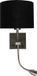 Merkloos Artdelight Quad USB - applique murale avec double interrupteur et port USB - 18 x 11 x 11 cm - 3W LED inclus - acier mat