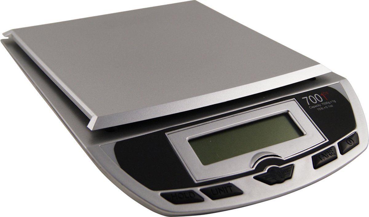 My Weigh 7001-DX SCALE - Weegschaal - Keukenweegschaal met Kom - Digitaal - 1 tot 7000gr - Zilver