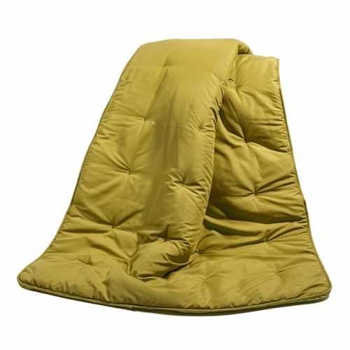 Caleffi Scaldotto Sprei voor bank en bed, 130 x 170 cm, zachte microvezel, warm, behaaglijk, gewatteerd, handgemaakt en wasbaar