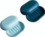 Boîte à savon avec couvercle Voyage et Douche - Porte-savon étanche - Récipient de savon refermable - 2 PCS - multicolore