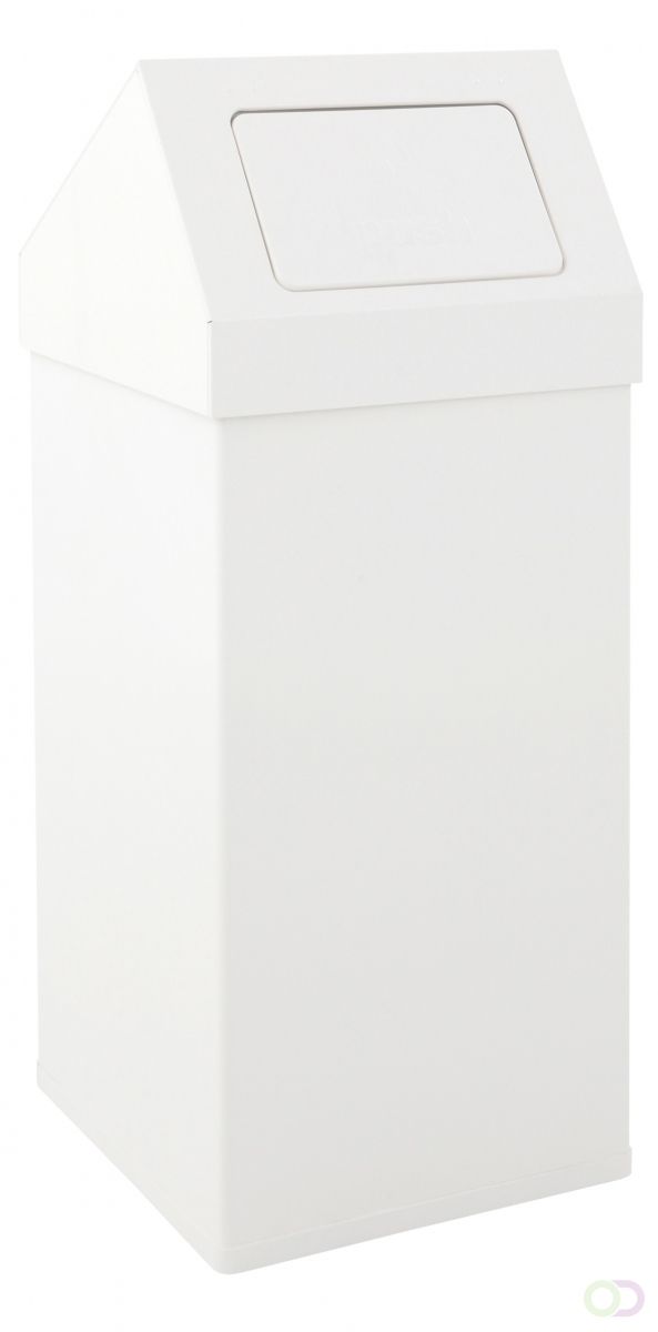 Panda Afvalbak Carro-Push 55 liter Wit