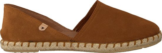 Verbenas Dames Espadrilles Carmen Serraje - Cognac - Maat 37