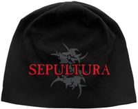 Sepultura Logo & Tribals Unisex Beanie - Zwart