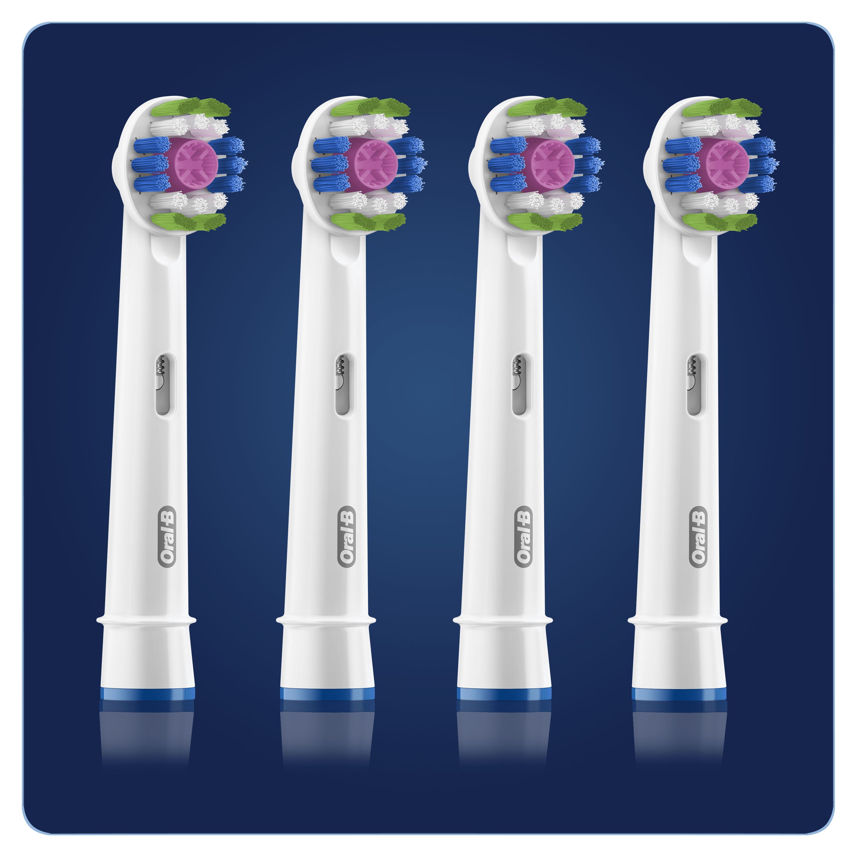 Oral-B 3D White Opzetborstel - 4 stuks