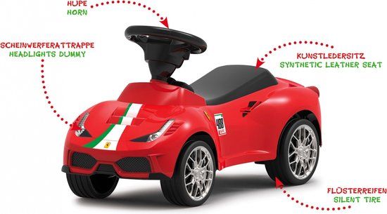 Jamara Loopauto Ferrari 488 GTE Rood