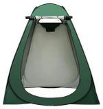 StarTech Mobiele privacytent - Opklapbare douche-/omkleedtent - Gemaakt van 600D Oxford met reflecterende mylarfolie - Stalen frame - Geschikt voor 1 persoon - 120x120x190 cm - Legergroen