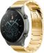 Strap-it Bracelet de montre connectée en acier - Or - Convient pour Huawei Watch GT 2 Pro - 22mm