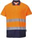 Portwest Tweekleuren Katoenen Comfort Polo S174 - Oranje/Marine - XXXL
