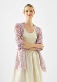 Codello Zijde Omslagdoek Vrouwen Paisley Roze