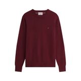 Tommy Hilfiger gebreide trui met kasjmier - burgundy