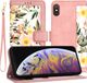 Techsuit FlipCraft Book Wallet Case étui avec cordon pour Apple iPhone XS Max - Sweetheart Pink