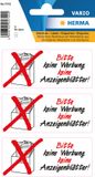 Herma Geen-reclamebesticker