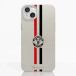 Fibriva™ Coque de Téléphone Officielle Manchester United – Rayures Verticales et Blason