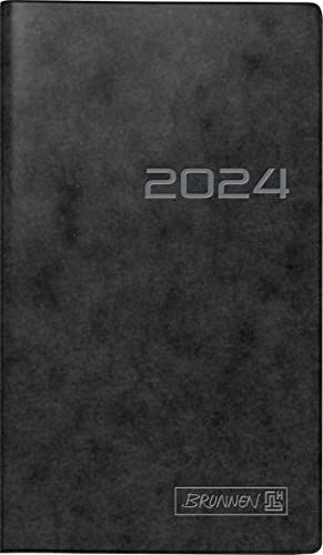 BRUNNEN Weekkalender Compagnon model 758 2024 - Zwart