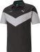 PUMA Style BMW Polo col Noir Coton Manches courtes Colorblock Homme XS