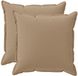 vidaXL - Taie d'oreiller - 2 pièces - BOIS - Taupe - 70 x 70 cm - Polyester
