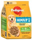 Pedigree 3x Droogvoer Gevogelte en Groenten 3kg