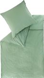 MUSTERRING beddengoed versterkt, model TWIST, groen, 140 x 200 cm