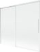 Mexen Rox badwand tweedelig schuifbaar 180 x 150 cm, transparant glas, wit