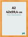 yd. Cadre photo A2 42x59,4 cm MDF Orange Pisa