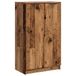 VidaXL Schoenenkast 59x35x100,5 cm bewerkt hout oud houtkleurig