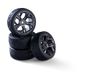 Carson 500900196 1:10 Wielenset Y-Design5 (4) grijs/zwart