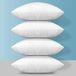 Unyqoos® Remplissages d'oreillers, set de 4, 45 x 45 cm