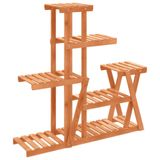 vidaXL Pied pour plantes 95x25x96 cm bois d'épicéa massif