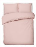 HUSH Living Dekbedovertrek Percale 100% Katoen 200TC Oudroze 200x220cm