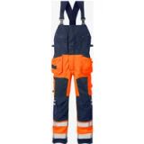 Fristads Hi Vis Amerikaanse Overall Klasse 2 1014 Plu - Hi-Vis oranje/marineblauw - C60