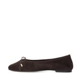 Dune LONDON Ballerine marron foncé