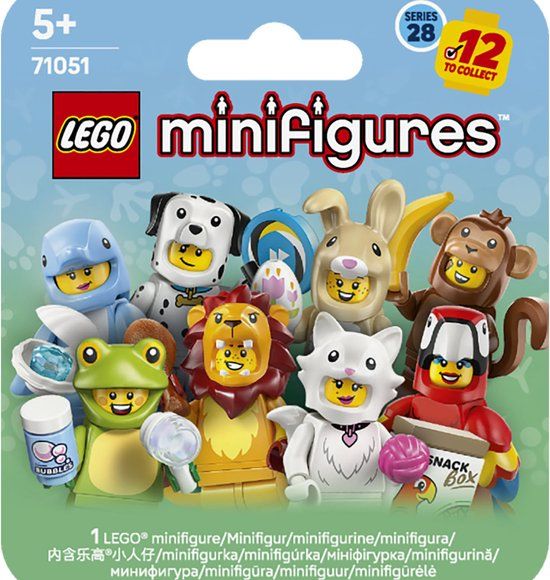 LEGO Minifiguren Serie 28: Dierenkostuums 1 van 12 Figuren - 71051