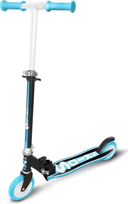 Skids Control Kinderstep - 2 Wielen - Opvouwbaar - Blauw/Zwart