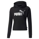 Puma Ess+ Logo Cropped Hoodie Tr G