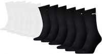 PUMA Chaussettes Crew Sport Senior (12-Pack) Noir/Blanc Taille 47-49